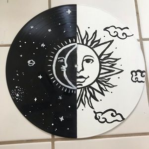 Sun and moon record painting